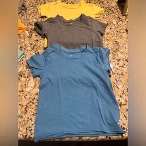 Set of three honest organic t shirts for 12 months